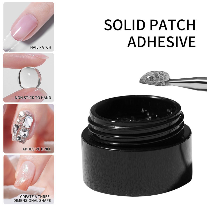 Glue Stick Pack - 3 pçs/set sólido dicas de unhas