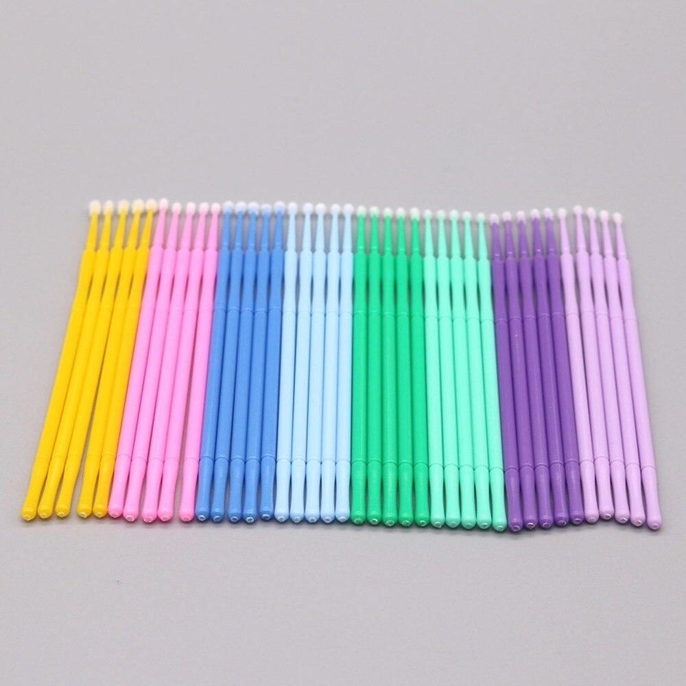 Glue Stick Pack - 100pcs/lote Micro Escovas para Maquiagem, Escovas