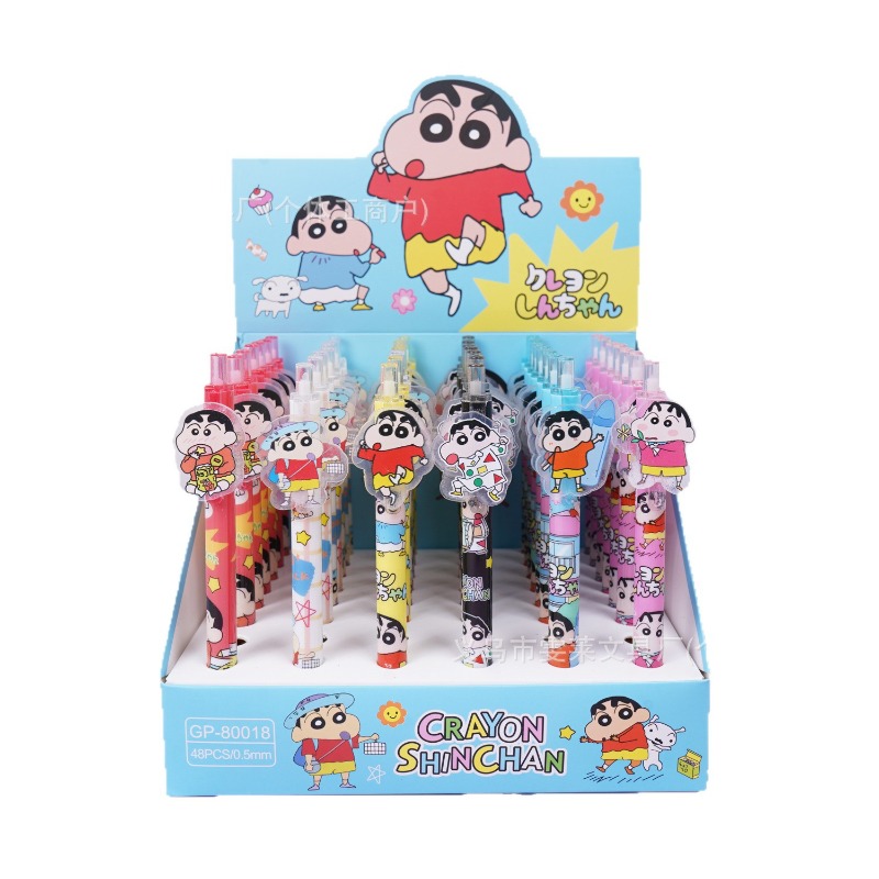 Caneta Gel Cartoon Crayon Shin - Office Stationery And Supply avaliação e preço