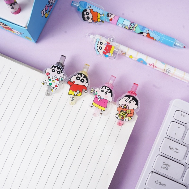Caneta Gel Cartoon Crayon Shin - Office Stationery And Supply avaliação e preço