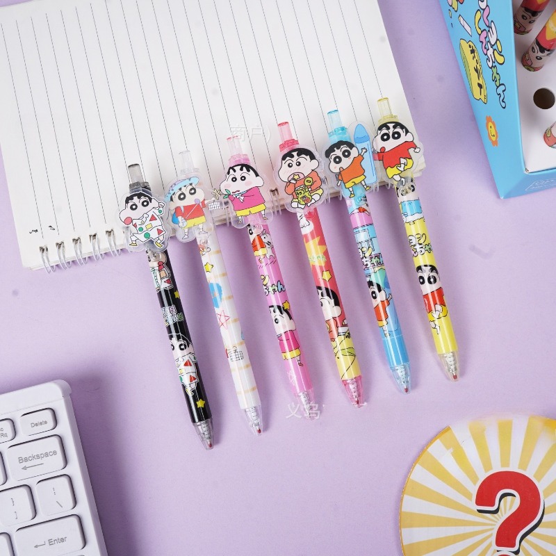 Caneta Gel Cartoon Crayon Shin - Office Stationery And Supply avaliação e preço