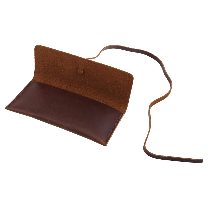 Estojo de couro de vaca artesa - Pen Pouch Roll avaliação e preço