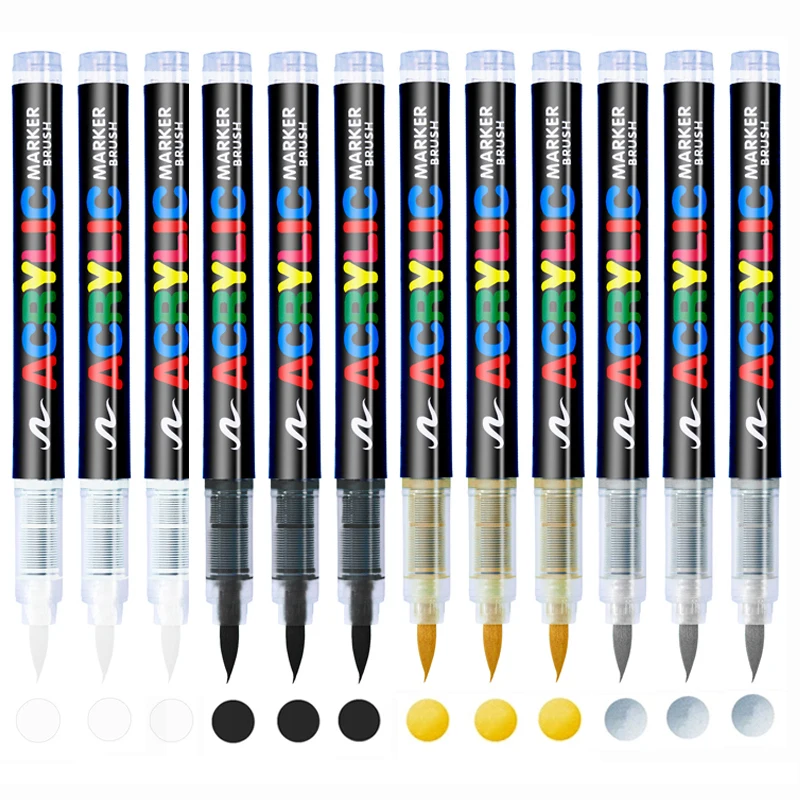 3 pçs acrílico branco marcador - Copic Marker Classic avaliação e preço