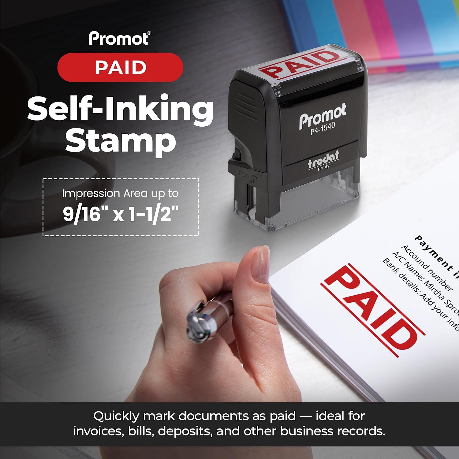 Carimbo Automático Recarregáve - Self Inking Stamp avaliação e preço